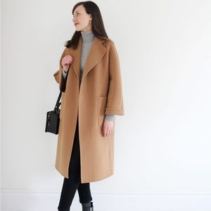 The Curated Classic coat in camel